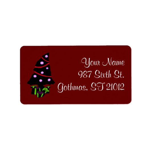 とても陽気なクリスマス ラベル (正面)