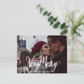 とても陽気なホリデー・エレガント シーズンポストカード (スタンド正面)