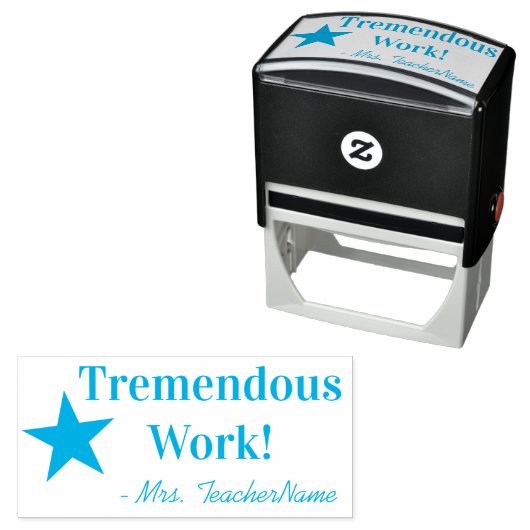 「とて前向きも大変な仕事！」 フィードバックのスタンプ セルフインキングスタンプ (インサイチュ)