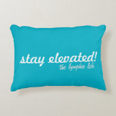 とどまって下さい高いブラシをかけられたポリエステル枕16"をx12 " アクセントクッション (正面)