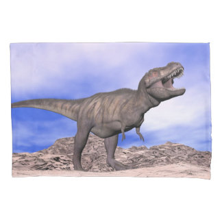 とどろいているティラノサウルス・レックス- 3Dは描写します 枕カバー
