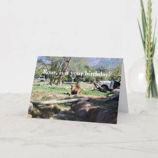 とどろき-それはあなたの誕生日ですか。 ハッピーバースデーカード カード