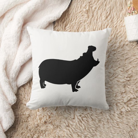 とどろくカバ クッション (ブランケット)