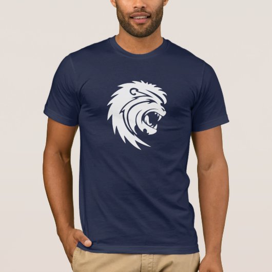 とどろくライオンメンズTシャツ Tシャツ (正面)