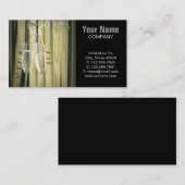 とどろく二十代のシャンペンエレガントなgatsbyガラス 名刺 (正面/裏面)