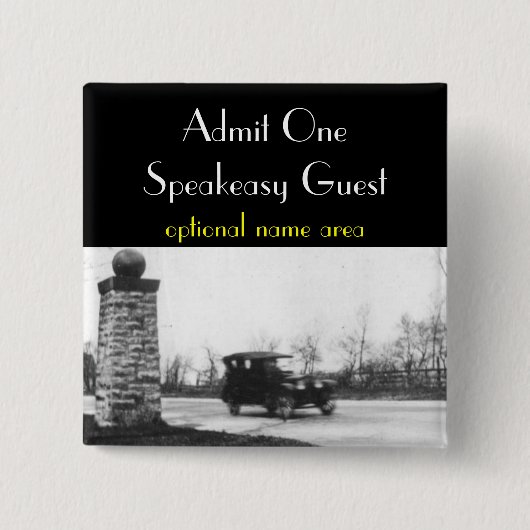 とどろく二十代の禁止のゲストのバッジ 缶バッジ (正面)