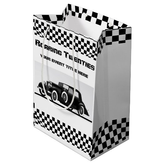 とどろく二十代パーティーか結婚 ミディアムペーパーバッグ (裏面アングル)