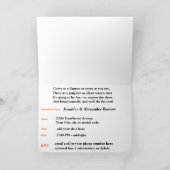 とどろく20年代のハローウィンパーティの衣裳 招待状 (内部)