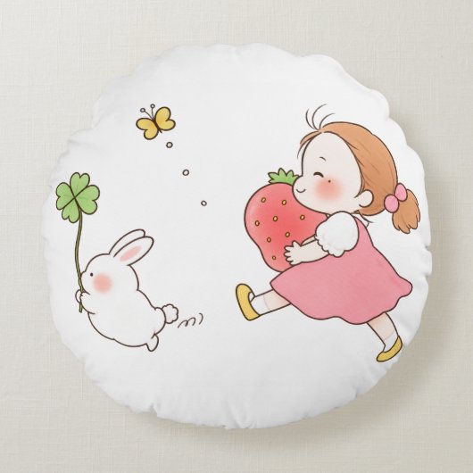 となりのトトロ 森の妖精 ラウンドクッション (正面)