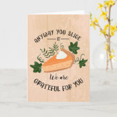 とにかく感謝の気持ちを切り取る カード (黄色い花)