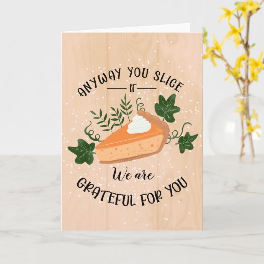 とにかく感謝の気持ちを切り取る カード (黄色い花)