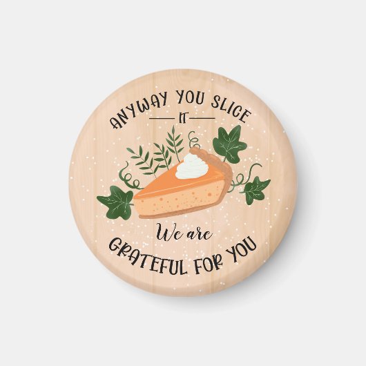 とにかく感謝の気持ちを切り取る マグネット (正面)