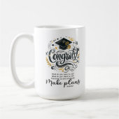 とにかく計画を立てる コーヒーマグカップ (左)