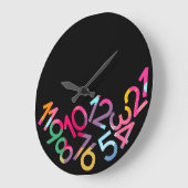 とにかく遅い落ちたな数おもしろいな重力の時計 ラージ壁時計 (傾斜)