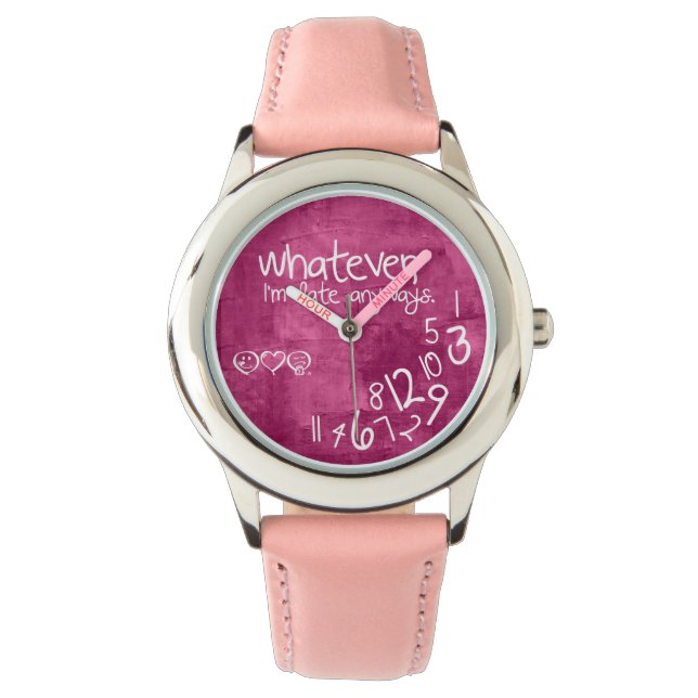 とにかく遅れちゃった 腕時計 (正面)
