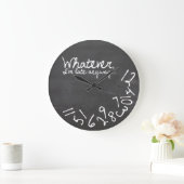 とにかく遅刻だ ラージ壁時計