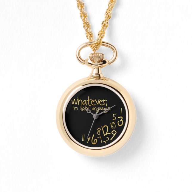 とにかく遅刻だ 腕時計 (正面)