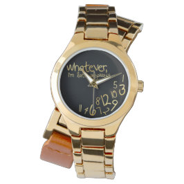 とにかく遅刻だ 腕時計