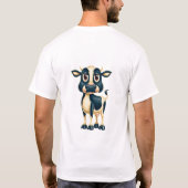 とにかく面白い牛Tシャツ Tシャツ (裏面)