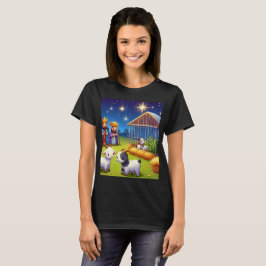 との出生シーンの漫画イラストレーション Tシャツ