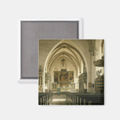 との教会のインテリアの見解 マグネット (正面/裏面)