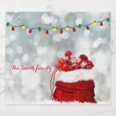 との新しい幸せと成功を祈る スパークリングワインラベル (シングルラベル)