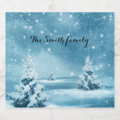 との新しい幸せと成功を祈る スパークリングワインラベル (シングルラベル)