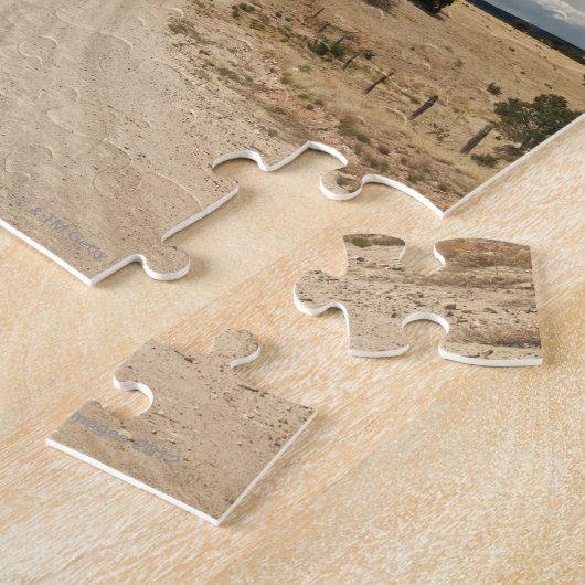 とのNMの土の田舎道の下で見ること ジグソーパズル (側面)