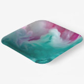 とはっきりした美しい9"スクエア紙プレート ペーパープレート (傾斜あり)