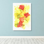 とはっきりしたHappinessカラフル Canvas Print キャンバスプリント (インサイチュ (ウッドフロア))