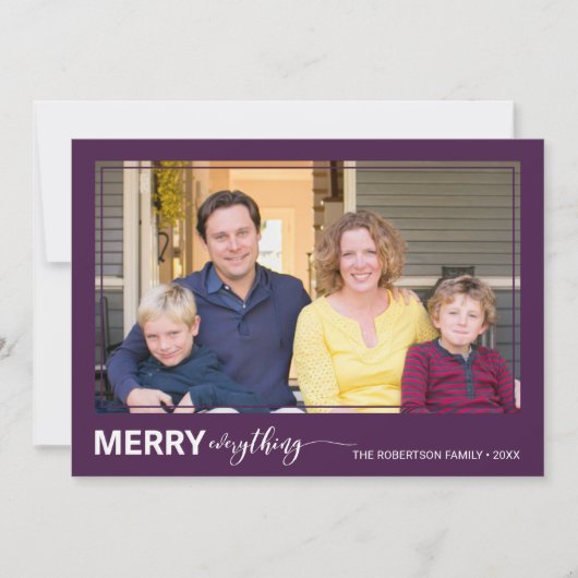 とはっきりしたScript Purple メリー Everything Photo シーズンカード (正面)