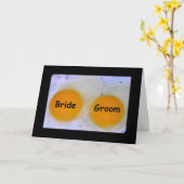 とびきりのふたりの結婚カード カード (黄色い花)