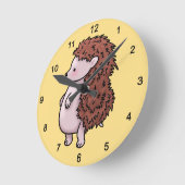 とびきりキュートな壁掛け時計 ラウンド壁時計 (傾斜)