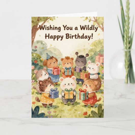 とびきり幸せな誕生日カード シーズンカード (正面)