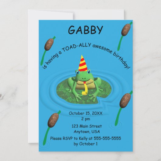 とびきり素敵なパーティーの招待状 招待状 (正面)