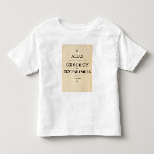 とびらの地図書 トドラーTシャツ (正面)