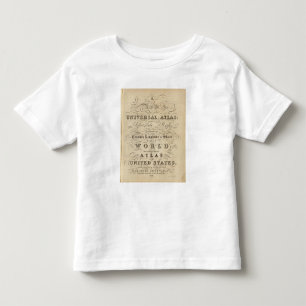 とびらの新しく普遍的な地図書 トドラーTシャツ