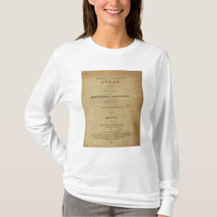 とびらの概要及びクラシカルな地図書 Tシャツ