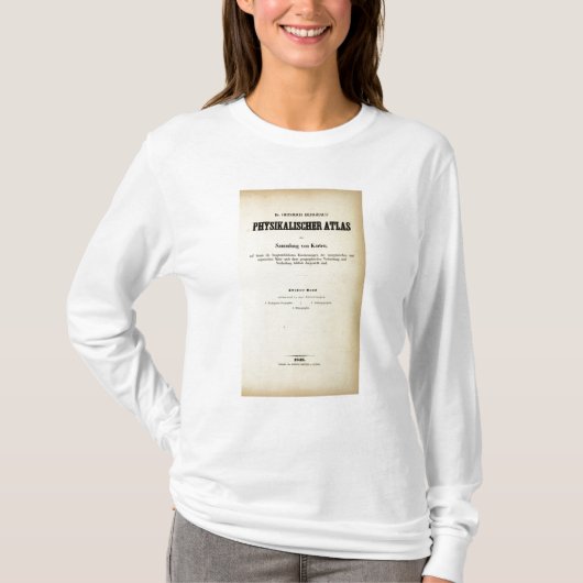 とびらの物理的な地図書v 2 tシャツ (正面)