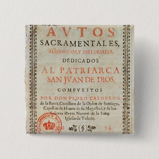 とびら 缶バッジ (正面)