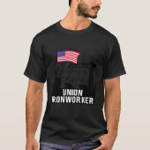 とぶら下がったBanging Union Iron Worker Tシャツ (正面)