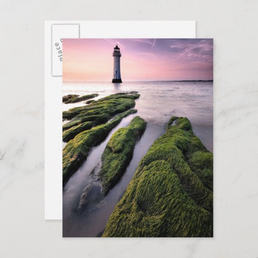 とまり木の石の灯台 ポストカード (正面/裏面)