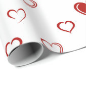 ともに愛によって囲まれる永久に2つのハート ラッピングペーパー (ロールコーナー)