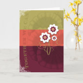 ともに私達はできます カード (黄色い花)