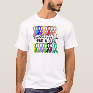 ともに私達は治療の蟹座のリボンを見つけてもいいです Tシャツ