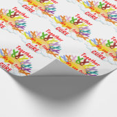 ともに私達は治療を見つけてもいいです ラッピングペーパー (角)