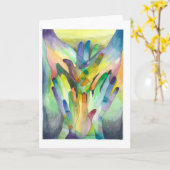 ともに カード (黄色い花)