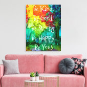 とやる気を起こさせるWords感動的 Canvas 18X24" キャンバスプリント (インサイチュ (リビング))