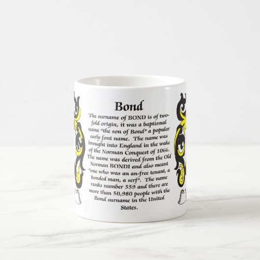 とらわれの家紋のマグ コーヒーマグカップ (中央)