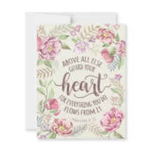 とりわけ、あなたのハート宗教的はがきを守る